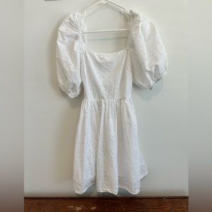 White Backless Sundress